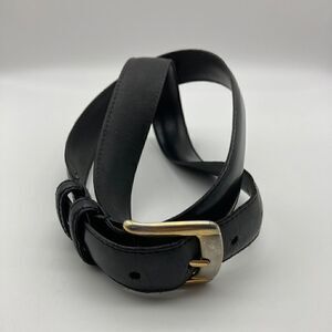 Argentina Genuine Brush-Off Black Leather Belt 410/36